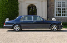 Peacock blue Bentley Arnage RL
