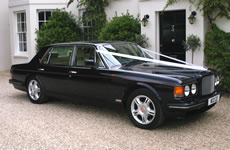Yorkshire Wedding Cars - Midnight Blue Bentley Turbo RL. Based near Harrogate, North Yorkshire