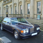 Yorkshire Wedding Cars - Royal Blue Bentley Turbo RL, Harewood house. Based near Harrogate, North Yorkshire